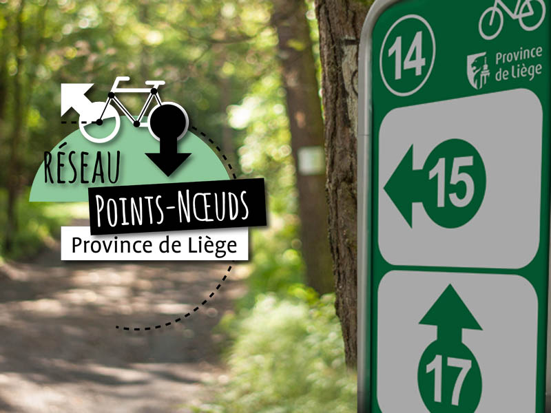 Réseau Vélo Points-nœuds Province de Liège