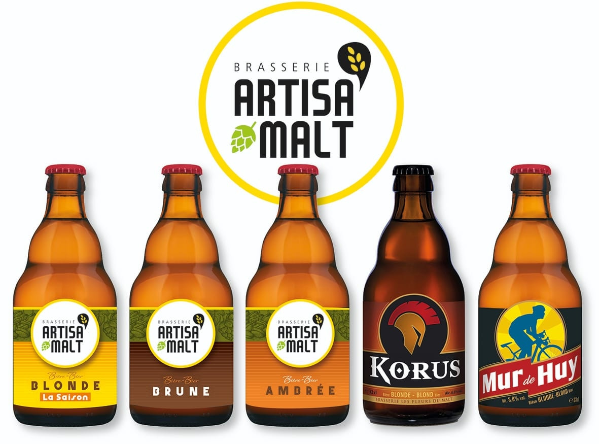 Bières de la brasserie Artisa'Malt