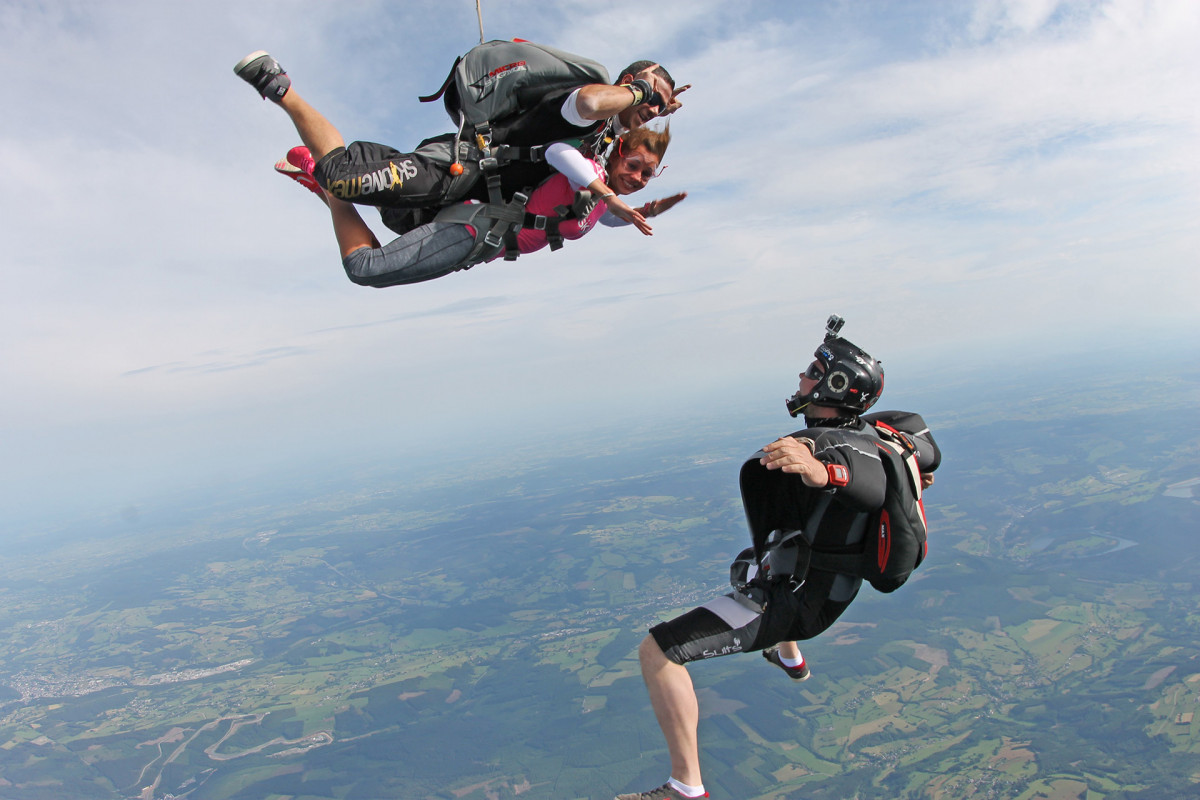 Skydive Spa The tandem parachute jump