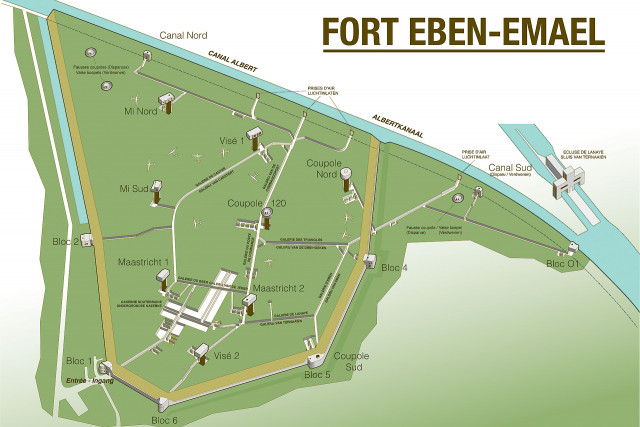 Fort Eben Emael Minecraft Map