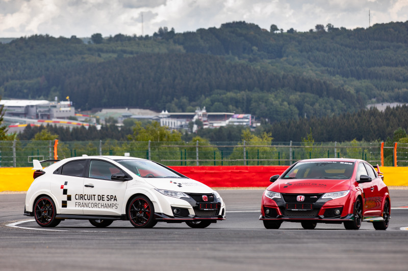 Baptême de piste - Circuit de Spa-Francorchamps - Nouvelles Honda Civic Type R