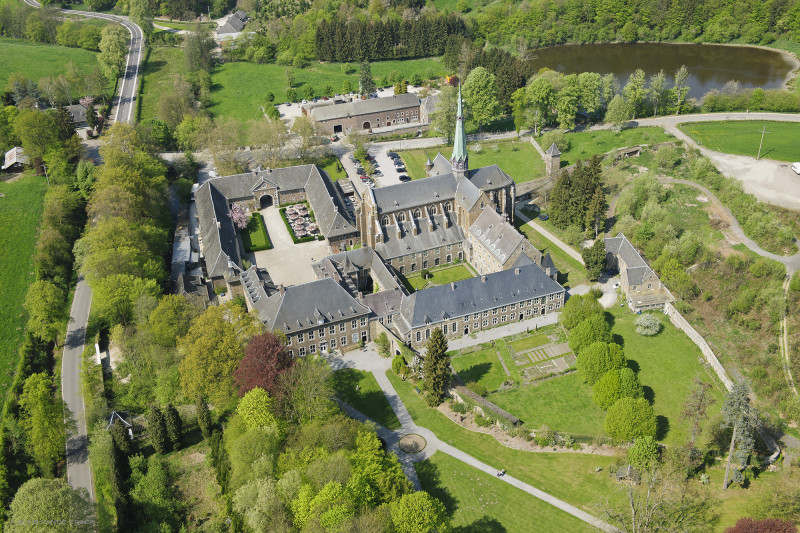 Abbaye du Val-Dieu - Aubel - vue aérienne